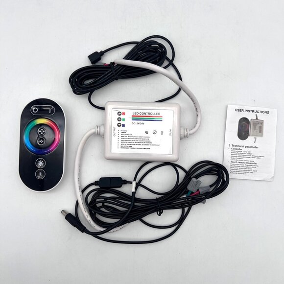 RGB RF LED Controller With Remote 12V-24V System Touch Control Wireless GTH01A - Picture 6 of 16